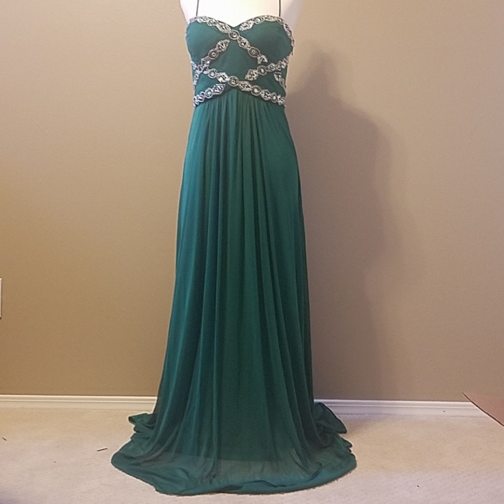 Emerald Green Prom Dress